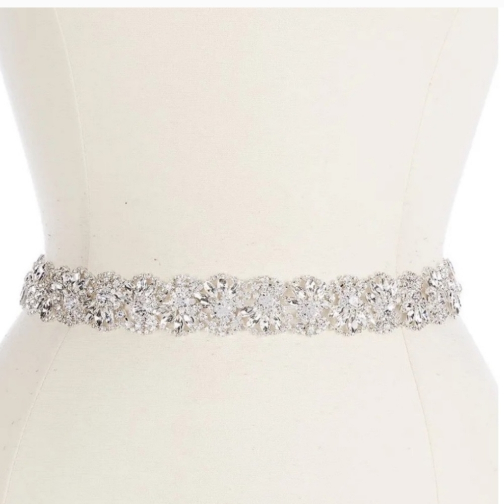 Southern Living Borrowed & Blue by Southern Living  Brooch Crystal Belt